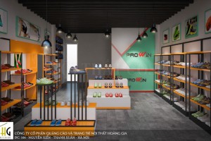 Top mẫu thiết kế cửa hàng giày dép được ưa chuộng nhất năm 2021
